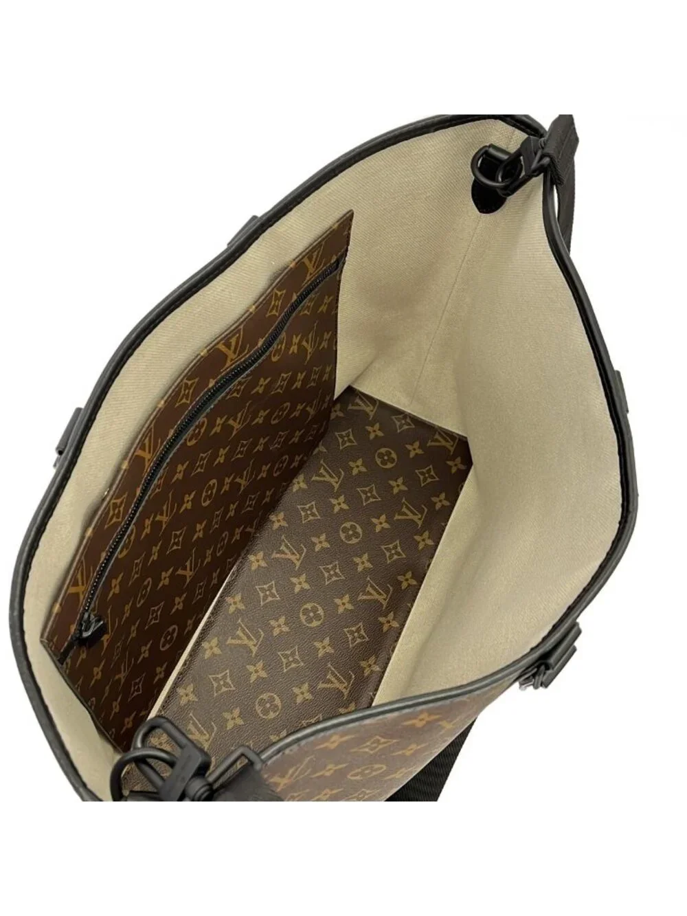 Louis Vuitton Monogram Macassar Weekend Tote GM